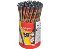 Crayon de papier BLACK'PEPS JUMBO, dureté:HB,pot de 46