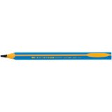 Crayon graphite bic d'apprentissage corps triangulaire mine ultra-solide hb 4mm coloris bleu