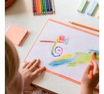 BIC KIDS Crayons de couleur aquarellables Aquacouleur, étui