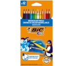 BIC KIDS Crayons de couleur aquarellables Aquacouleur, étui