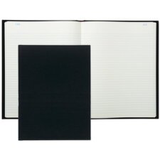 HARD BACK BOOK A4 200 PAGES LINED - Black