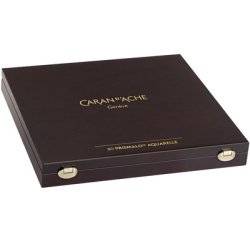 Crayon de couleur Caran d’Ache Prismalo 80pcs boîte bois ass