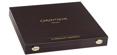 Crayons de couleur PRISMALO, coffret bois de 80