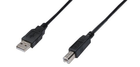 Câble de raccordement USB, USB-A - USB-B mâle, 1 m