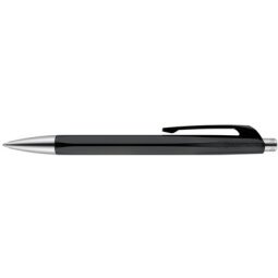 En_boligrafo caran d'ache 888 infinite cuerpo plastico puntera y pulsador metalicos recargable negro black