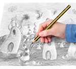 Crayon de papier Noris jumbo, degré de dureté: HB