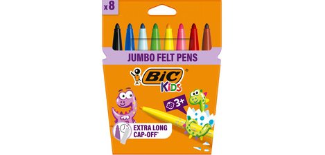 BIC KIDS Feutre Visacolor XL ecolutions, étui carton de 12
