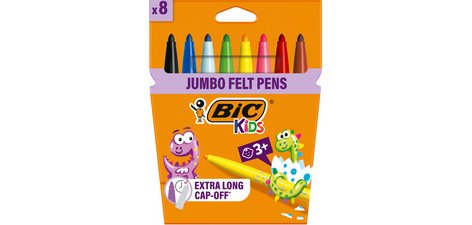BIC KIDS Feutre Visacolor XL ecolutions, étui carton de 12