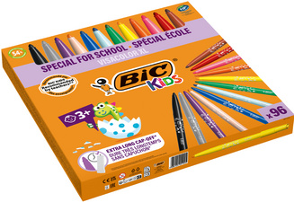 Bic - Les Rasoirs Rechargeables à la Française. - BIC KIDS Feutre Visacolor  XL, Class Pack de 144 feutres () - Outils et accessoires du peintre - Rue  du Commerce