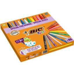 Visacolor XL Feutres de Coloriage à Pointe Large - Couleurs Assorties, Classpack de 96