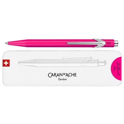 Balpen 849 POPLINE FLUO roze