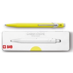 Stylo à bille 849 POPLINE FLUO, jaune