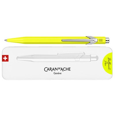 Stylo à bille 849 POPLINE FLUO, jaune