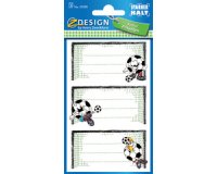 ZDesign Etiquettes pour livres 'football'