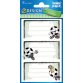 Etiquette ZDesign 76 x 40 mm pour livres 'football' - Pochette de 6