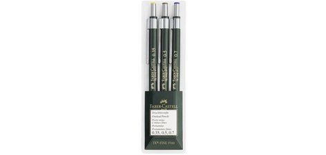 FABER-CASTELL Porte-mines TK-FINE 9760, étui de 3