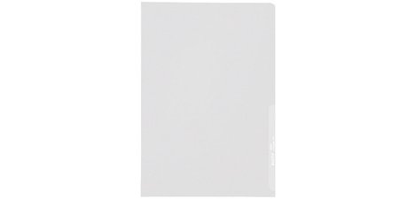 Chemise coin plastique Leitz A4 polypropylène 13/100e transparente incolore - Paquet de 100