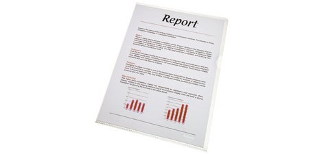 Pochette coin, A4, PVC, transparent, 0,20 mm