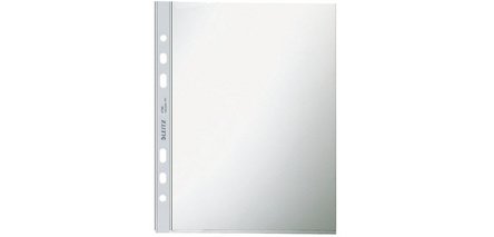 perforated sleeve, A5 size, PP, transparent, 0.08 mm