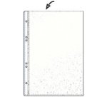 Pochette perforée Economic, A6, PP, grainée, 0,075 mm
