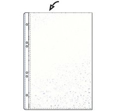 Pochette perforée Economic, A6, PP, grainée, 0,075 mm