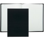 Registre 36x22,5cm 5x5 folioté 300 pages - Noir