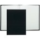 Register 32x25cm geruit 5x5 - genummerd - 100 blad - Zwart