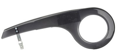 Universal chain guard, black/transparent