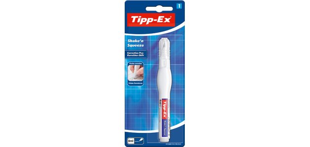 Stylo correcteur 'Shake'n Squeeze', blanc, blister