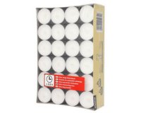 Tealight candles, diameter: 39 mm, white