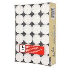 Tealight candles, diameter: 39 mm, white