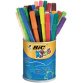 Stift BIC KIDS Visa - ronde doos van 36 stuks