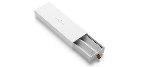 FABER-CASTELL Etui d'outils d'écriture design, blanc