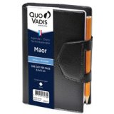 Quo Vadis - Agenda - 2026 - Maor - Journalier - Multilingue - Impala - Noir - 12 mois de janv à déc. - 8,5x13 cm