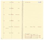 Quo Vadis - Agenda - Spiralé - 2026 - Italnote S Prestige - Semainier Horizontal - Français - Impala - Noir - 12 mois et 1/2 de mi-décembre à décembre - 8,8x17 cm avec répertoire