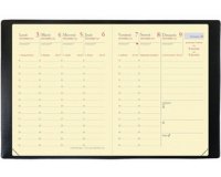 Quo Vadis - Agenda avec répertoire - 2027 - Carla Prestige - Semainier Planning - Français - Impala - Noir - 13 mois de décembre à décembre - 8x10,5 cm