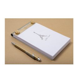 Block FAF No. 4, 21x13,5 cm, blanko - Weiß