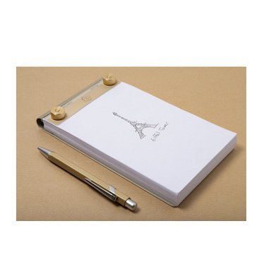 No.2 Desk Pad 16x10cm Plain - White