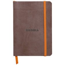 Carnet souple RAMA, A6, ligné, chocolat