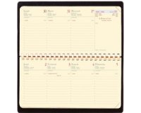 Quo Vadis - Recharge Agenda - Spiralé - 2026 - Planital S Prestige - Semainier Planning - Français - 12 mois et 1/2 de mi-décembre à décembre - 8,8x17 cm