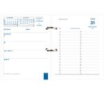Quo Vadis - Recharge Agenda - 2026 - Bloc Planing - Journalier - Français - 12 mois de janv à déc. - 11,5x14,5 cm