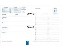 Quo Vadis - Recharge Agenda - 2026 - Bloc Planing - Journalier - Français - 12 mois de janv à déc. - 11,5x14,5 cm
