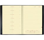 Quo Vadis - Agenda - Spiralé avec répertoire - 2027 - Note 29 S Prestige - Semainier Notes - Français - Impala - Noir - 12 mois et 1/2 de mi-décembre à décembre - 21x29,7 cm