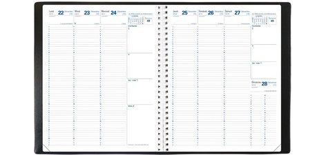 Quo Vadis - Recharge Agenda - Spiralé - 2026 - Euréquart S - Semainier Planning - Français - 13 mois de déc. à déc. - 24x30 cm