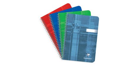 Spiral notebook, 148 x 210 mm, plain