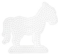 Hama Plaque pour perles midi 'Petit carré', blanc