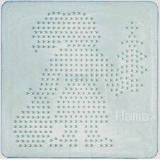 Hama Plaque pour perles midi 'Fleur', blanc