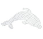 Hama Plaque pour perles midi 'Dauphin', blanc