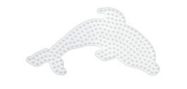 Hama Plaque pour perles midi 'Dauphin', blanc