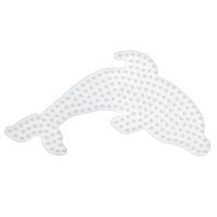 Hama Plaque pour perles midi 'Dauphin', blanc